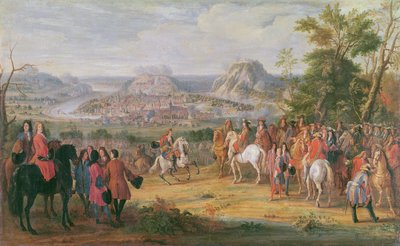 Louis XIV at the Siege of Besançon in May 1674 by Pierre Denis Martin